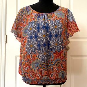 100% Polyester top. Size PM